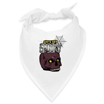 let`s get Spooky - Bandana - Weiß - Vorne