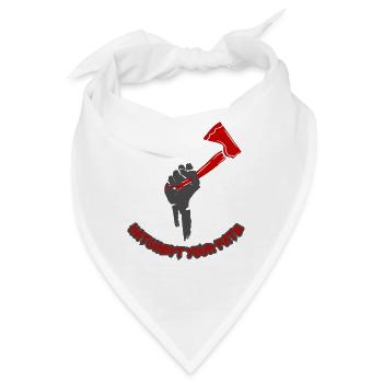 HAST DEIN SCHICKSAL AUSGEBRÜTET - Bandana - Weiß - Vorne