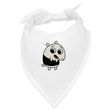 Tropischer Tapir - Bandana - Weiß - Vorne
