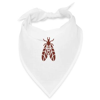 Zerbrechliche Köcherfliege - Bandana - Weiß - Vorne