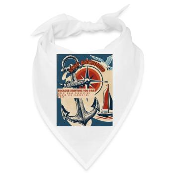 Stay Anchor Finale - Bandana - Weiß - Vorne