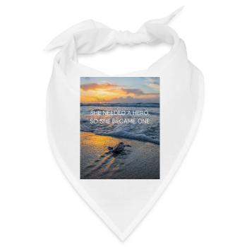 She needed a hero - Bandana - Weiß - Vorne