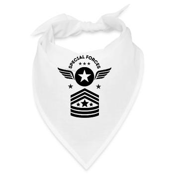 Military Special Forces - Bandana - Weiß - Vorne