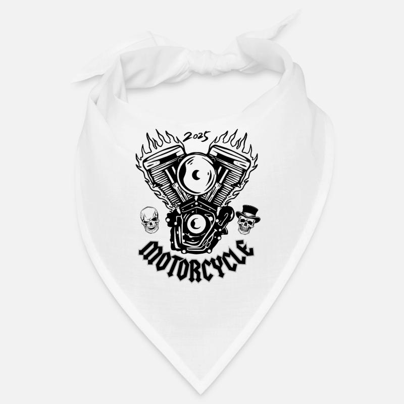 MOTORCYCLE - Bandana - white
