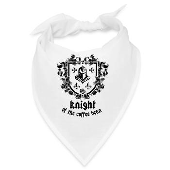 Knight of coffee - Bandana - Weiß - Vorne