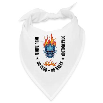 Hell Rider - Bandana - Weiß - Vorne