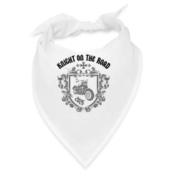 Knight on the Road - Bandana - Weiß - Vorne