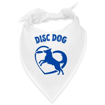 Disc Dog - Bandana - Weiß - Vorne