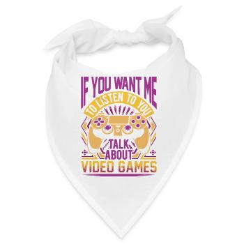 Apropos Videospiele - Bandana - Weiß - Vorne