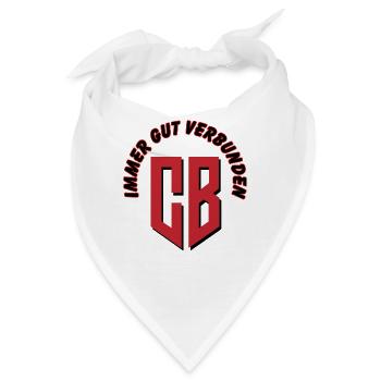 CB immer gut verbunden - Bandana - Weiß - Vorne