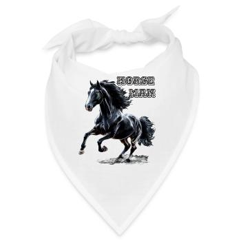 Reiter-Hengst - Bandana - Weiß - Vorne