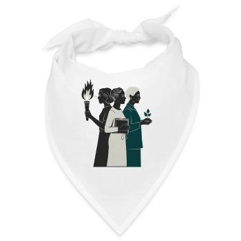 Frauentag - Bandana - Weiß - Vorne