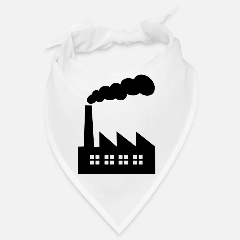 Factory with smoke Bandana