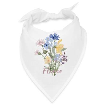 Flower - Bandana - Weiß - Vorne