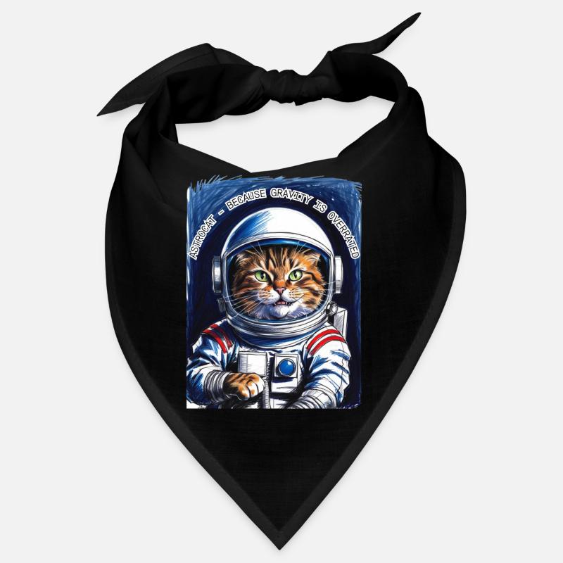 Cat Space Saying Gift Bandana