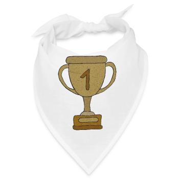 pokal 1 - Bandana - Weiß - Vorne