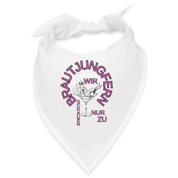 Brautjungfern Junggesellinnenabschied - Bandana - Weiß - Vorne