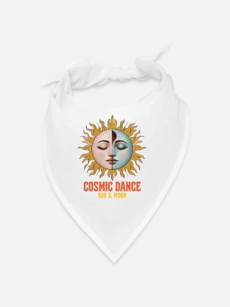 Cosmic Dance Spirituality Gift - Bandana - white