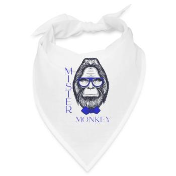 Mister Monkey Shirt - Bandana - Weiß - Vorne