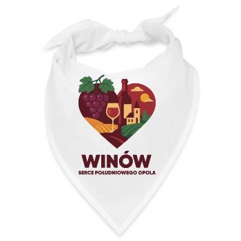Winów – das Herz des südlichen Opole - Bandana - Weiß - Vorne