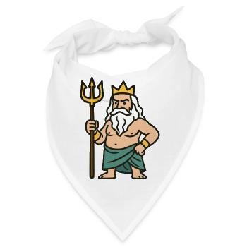 poseidon comic - Bandana - Weiß - Vorne