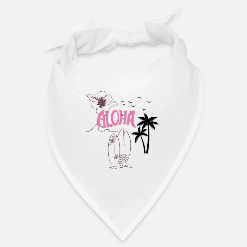 Conception de la plage de surf Aloha Bandana