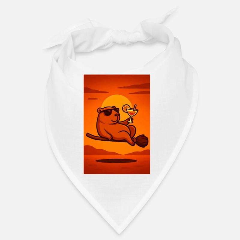 Halloween Capybara Summer Gift Bandana