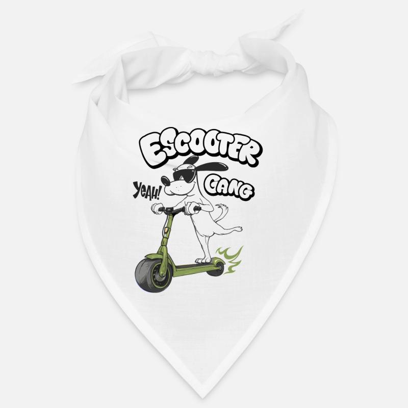 E Scooter Gang Humor Illustration Bandana