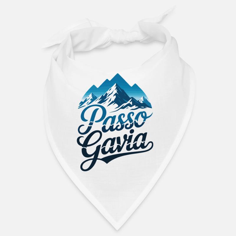 Passo Gavia Script Snow Peak Art Bandana