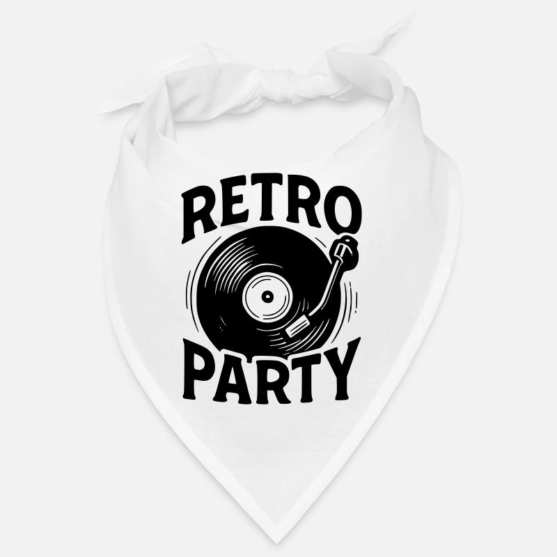 Retro Party Platinum Bandana