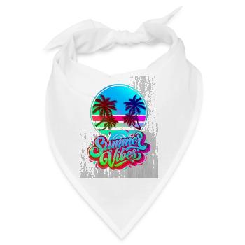 Der tropische Duft des Mittelmeers - Bandana - Weiß - Vorne