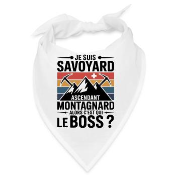 Savoyer Montagnard T-Shirt – Wer ist der Bauch - Bandana - Weiß - Vorne