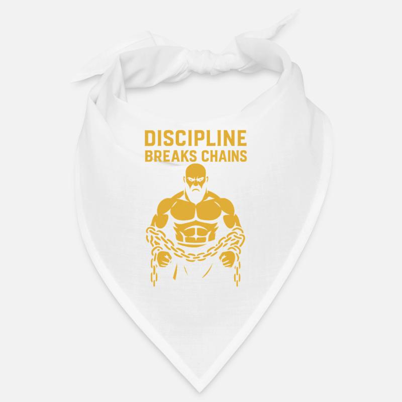 La discipline brise les chaînes Conception motivationnelle Bandana