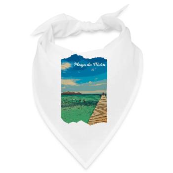 Playa de Muro - Mallorca - Bandana - Weiß - Vorne
