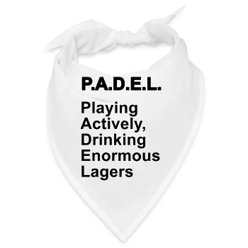 Die Bedeutung von Padel - Bandana - Weiß - Vorne