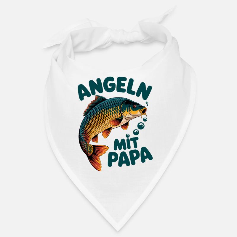 Pêche avec motif de poisson papa Bandana