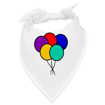 100. 100 JAHRE. 100-JÄHRIGES JUBILÄUM. GEBURTSTAG 100 - Bandana - Weiß - Vorne