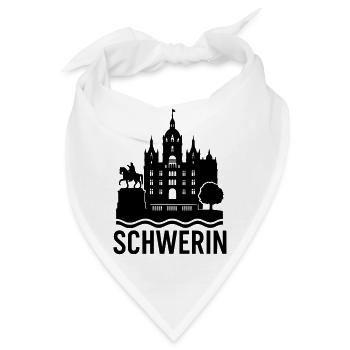 schwerin silhouette - Bandana - Weiß - Vorne