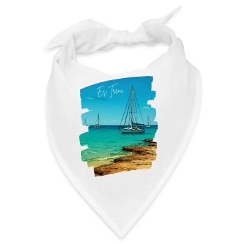 Es Trenc - Mallorca - Bandana - Weiß - Vorne