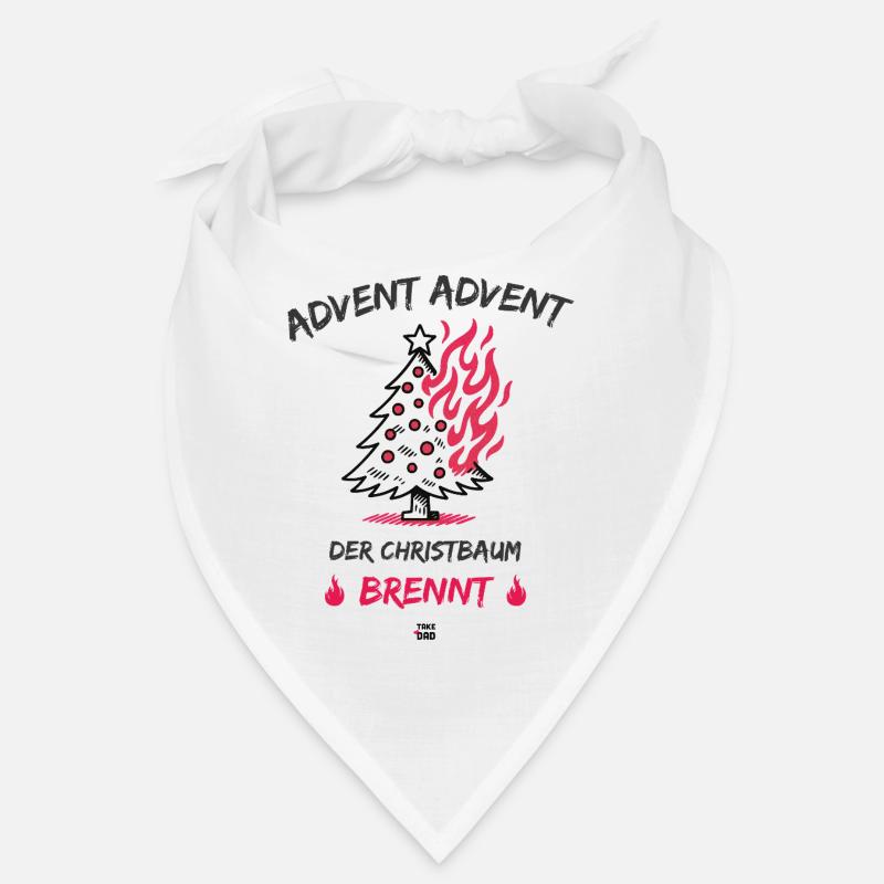 Advent, Advent - der Christbaum brennt Bandana