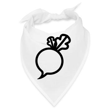 Rübe - Bandana - Weiß - Vorne