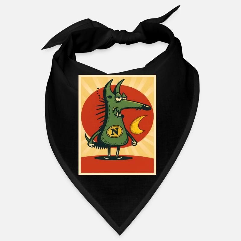 Type de dessin animé Green Moon Bandana