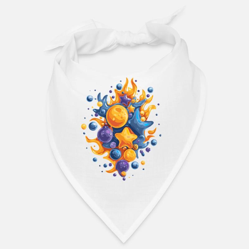 Comet Fire Color Explosion Bandana