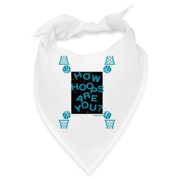 How Hops Are You – Basketball Wortwitz - Bandana - Weiß - Vorne
