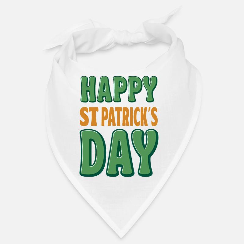 Joyeux Saint-Patrick Vert Orange Bandana