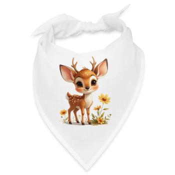Reh - Bandana - Weiß - Vorne