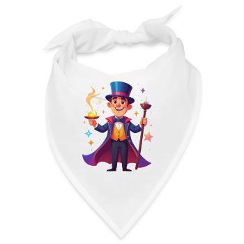 Magier - Bandana - Weiß - Vorne