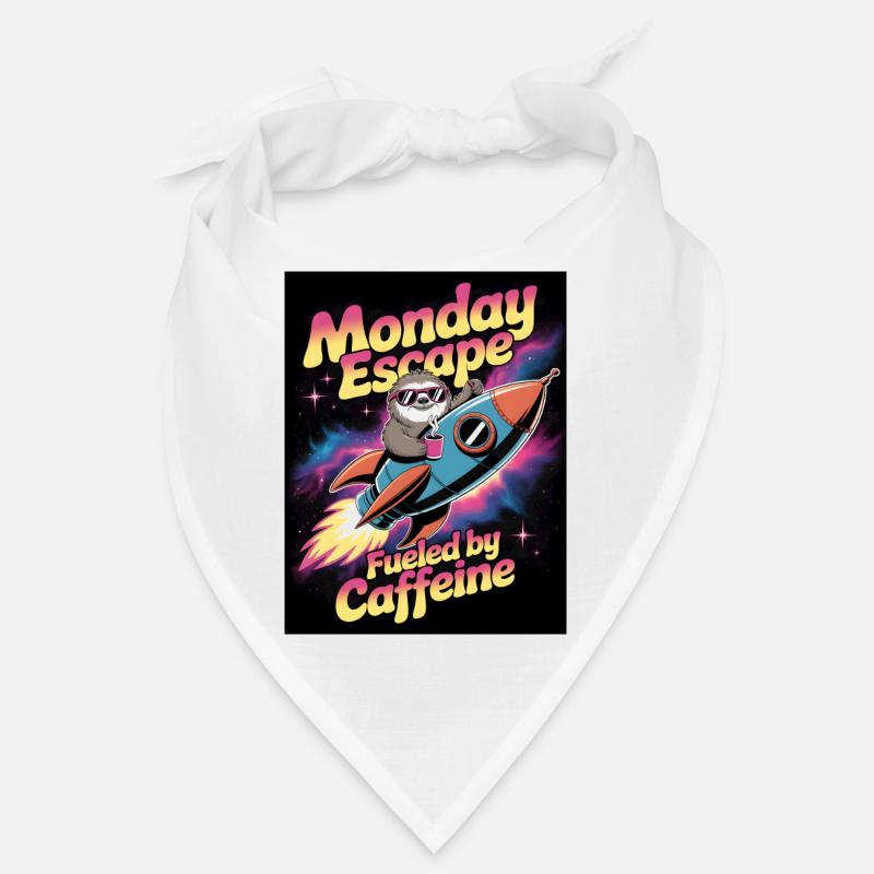 Monday Escape Sloth in Rocket Bandana