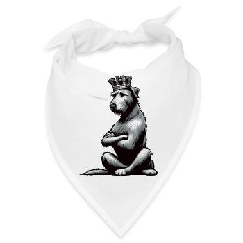 Irischer Wolfshund Wolfshundbesitzer Wolfshundfan - Bandana - Weiß - Vorne
