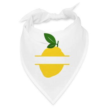 Lemon Split Frame - Bandana - Weiß - Vorne